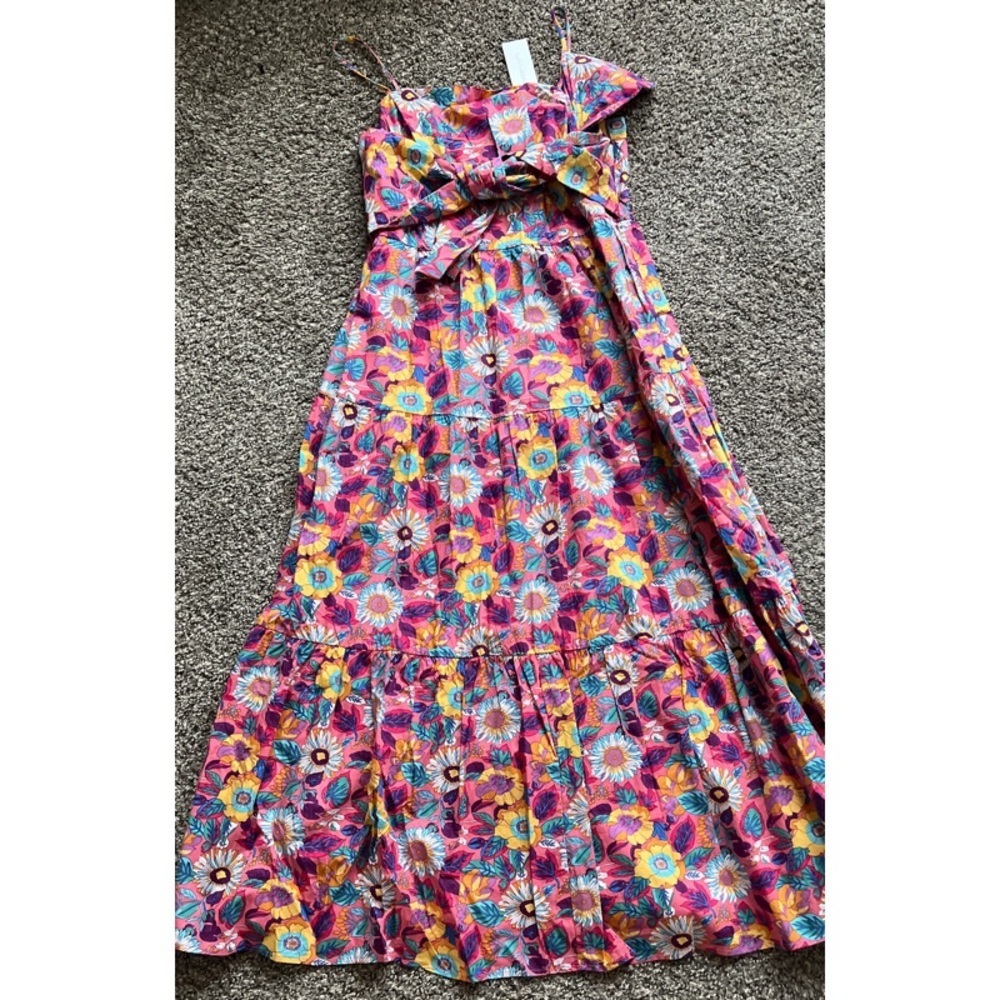 Floral Tiered Midi Dress - Picture 4 of 7